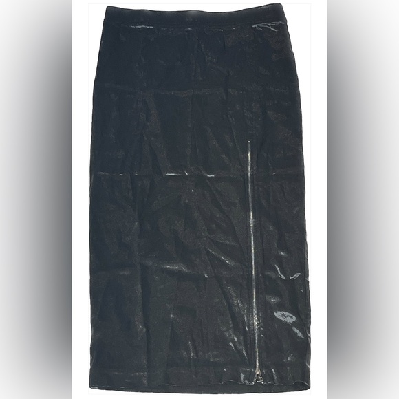 NWOT - ATM Sparkle Zipper Pencil Skirt Size 2 - Picture 2 of 6
